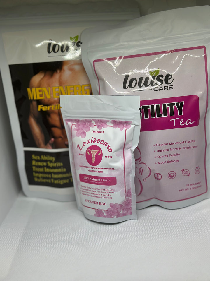 Fertility tea  male and female kit ( kit ansent konplet )